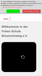 Mobile Screenshot of freie-schule-braunschweig.de