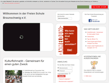 Tablet Screenshot of freie-schule-braunschweig.de